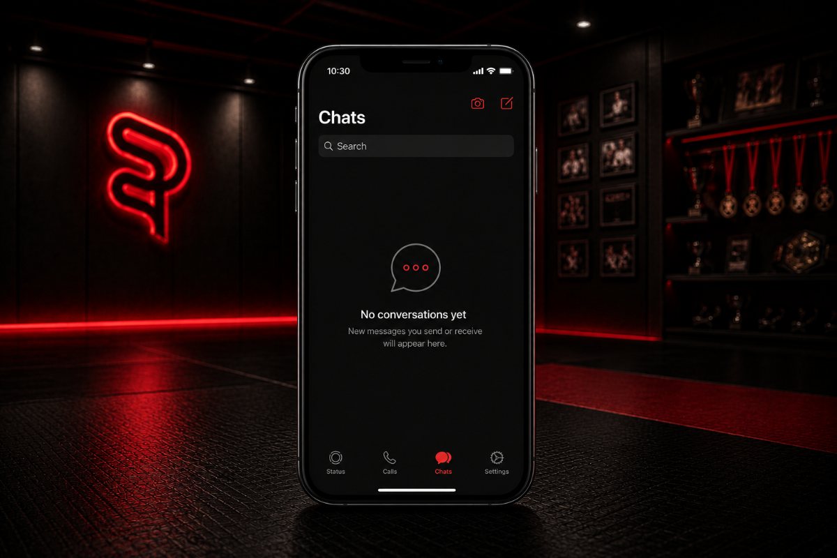 Phone showing no new messages — academy struggling to attract qualified leads